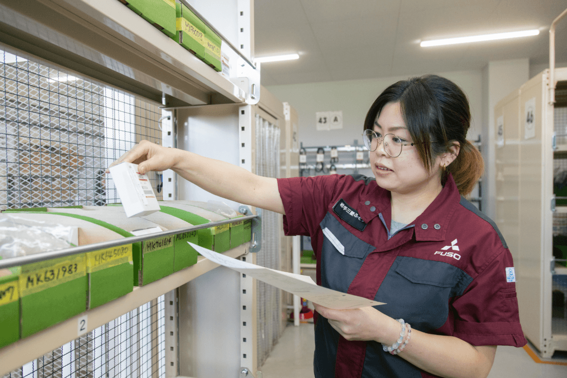知識を付けてお客様やメカニックへ正確に部品を提供